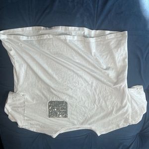 Brand:JUSTICE Size:XXL Color:white,silver